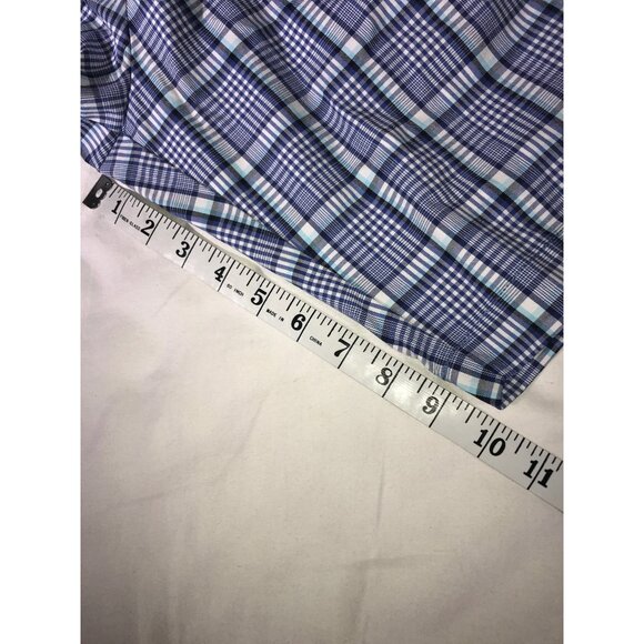 Tommy Bahama Men's Blue & White Summer Plaid Casual Shorts - Picture 6 of 8